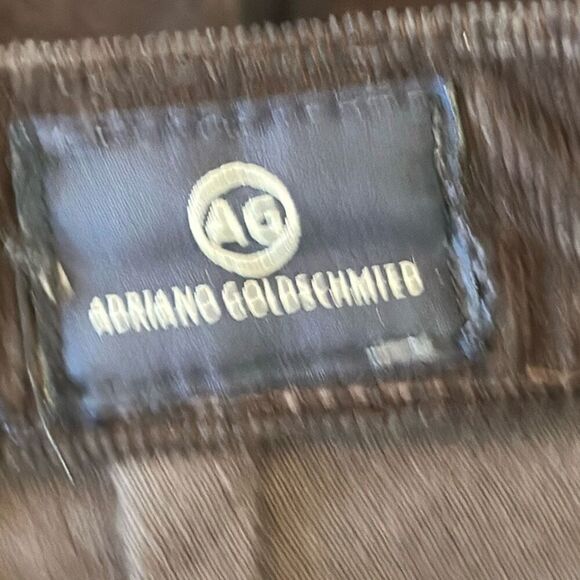 Vintage Adriano Goldschmied AG Women’s Corduroy the Prima Mid Rise Cigarette 29R - Picture 9 of 11